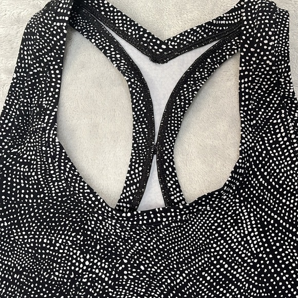 Lululemon Cool Racerback II 
Free Spirit Ice Grey Black - Picture 2 of 5